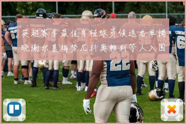 英超赛季最佳年轻球员候选名单揭晓谢尔基梅努尼科奥赖利等人入围